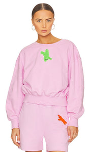 Canada Goose Muskoka Cropped Crewneck in Pink - Canada Goose - Muskoka - Col ras du cou court - Rose - Canada Goose Muskoka 粉色短款圆领毛衣 - Canada Goose Muskoka verkürzter Rundhalsausschnitt in Rosa - Canada Goose Muskoka 크롭 크루넥 핑크 색상 - Girocollo corto Canada Goose Muskoka in rosa