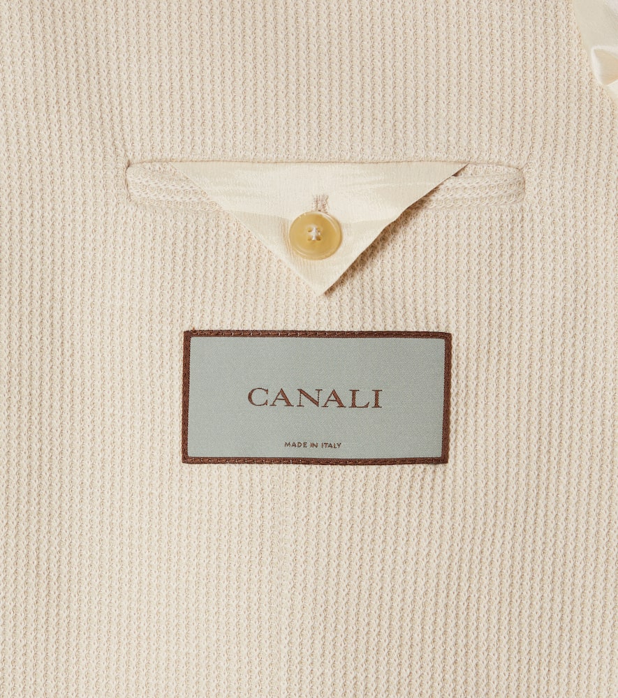 Canali Cotton-blend jersey blazer