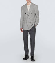 Canali Double-breasted cashmere-blend blazer