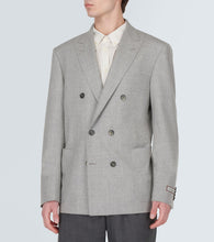 Canali Double-breasted cashmere-blend blazer