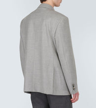 Canali Double-breasted cashmere-blend blazer