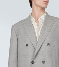 Canali Double-breasted cashmere-blend blazer