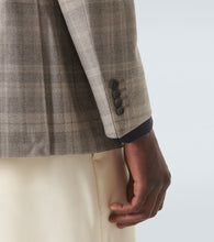 Canali Kei checked wool blazer