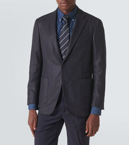 Canali Kei silk and cashmere blazer