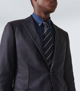 Canali Kei silk and cashmere blazer