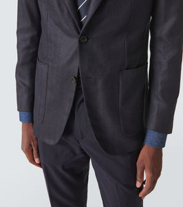 Canali Kei silk and cashmere blazer