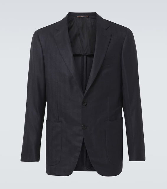 Canali Kei silk and cashmere blazer