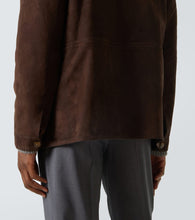 Canali Leather field jacket