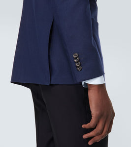 Canali Single-breasted cashmere-blend blazer