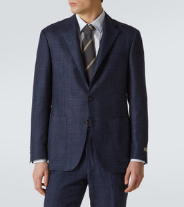 Canali Wool, silk, and linen blazer