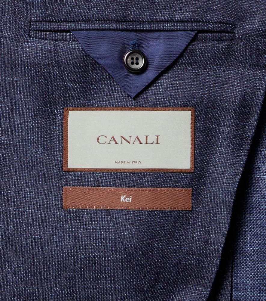 Canali Wool, silk, and linen blazer