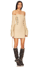 Cannari Concept Tight Dress in Tan