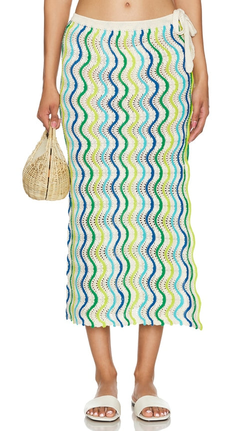 Capittana Jade Knitted Skirt in Green - Jupe tricotée Capittana Jade en vert - Capittana Jade 绿色针织半身裙 - Capittana Jade Strickrock in Grün - Capittana Jade 니트 스커트 - Gonna in maglia Capittana Jade in verde