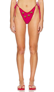 Capittana Meli Bikini Bottom in Red - Bas de bikini Capittana Meli en rouge - Capittana Meli 红色比基尼泳裤 - Capittana Meli Bikinihose in Rot - Capittana Meli 비키니 하의 레드 색상 - Slip bikini Capittana Meli in rosso