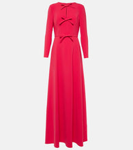 Carolina Herrera Bow-detail crêpe gown