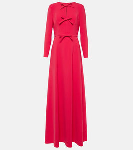Carolina Herrera Bow-detail crêpe gown