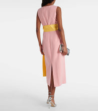 Carolina Herrera Bow-detail crêpe midi dress