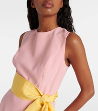 Carolina Herrera Bow-detail crêpe midi dress