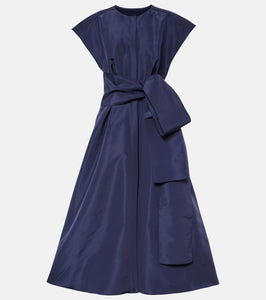 Carolina Herrera Bow-detail silk midi dress