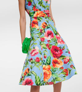 Carolina Herrera Crepe midi dress
