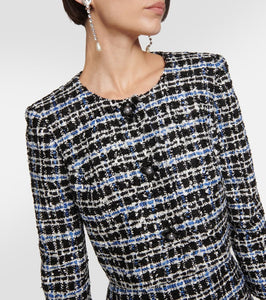 Carolina Herrera Cropped tweed jacket