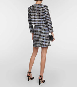 Carolina Herrera Cropped tweed jacket