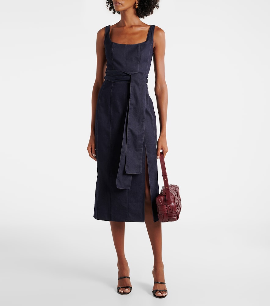 Carolina Herrera Denim midi dress