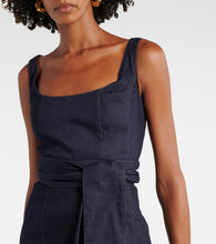 Carolina Herrera Denim midi dress
