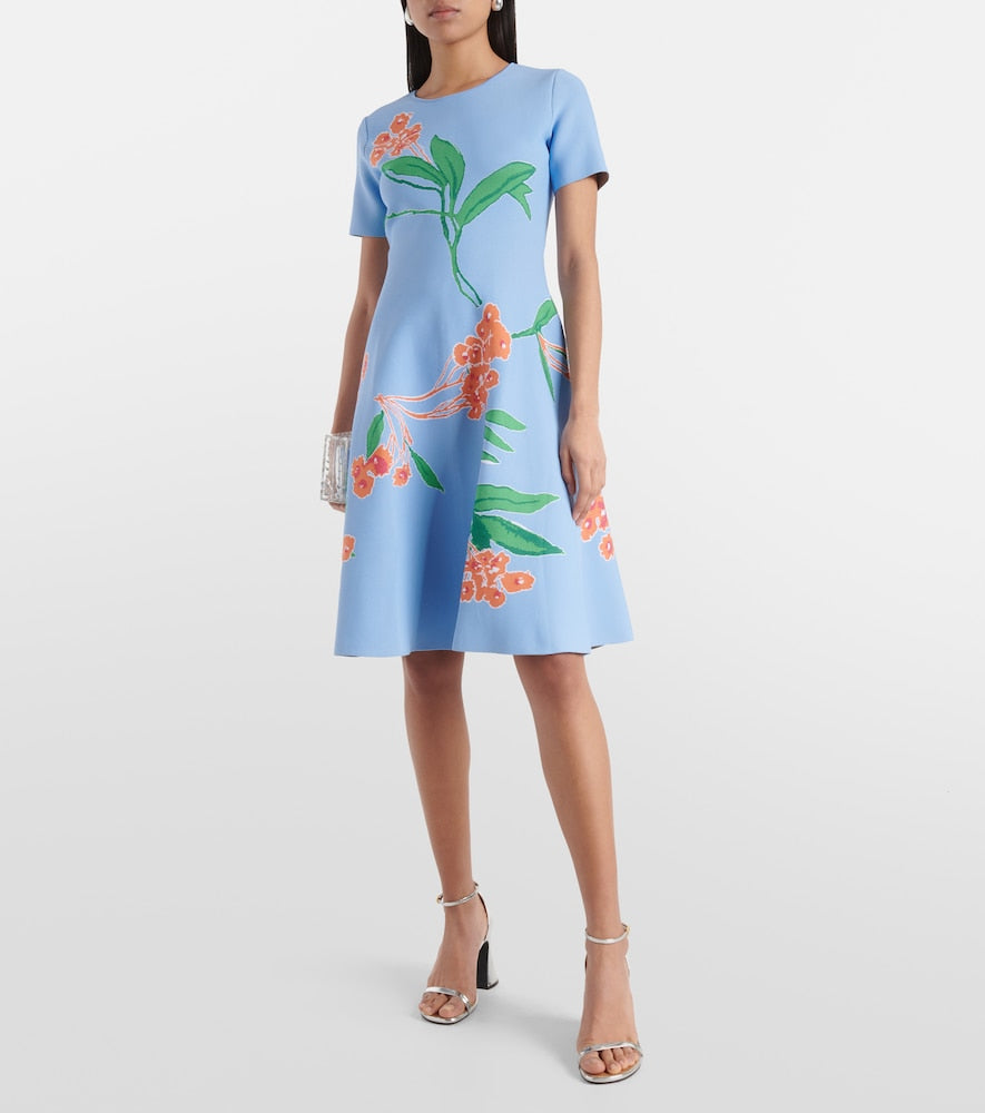 Carolina Herrera Floral midi dress