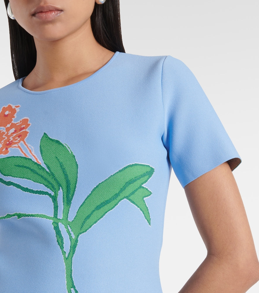 Carolina Herrera Floral midi dress