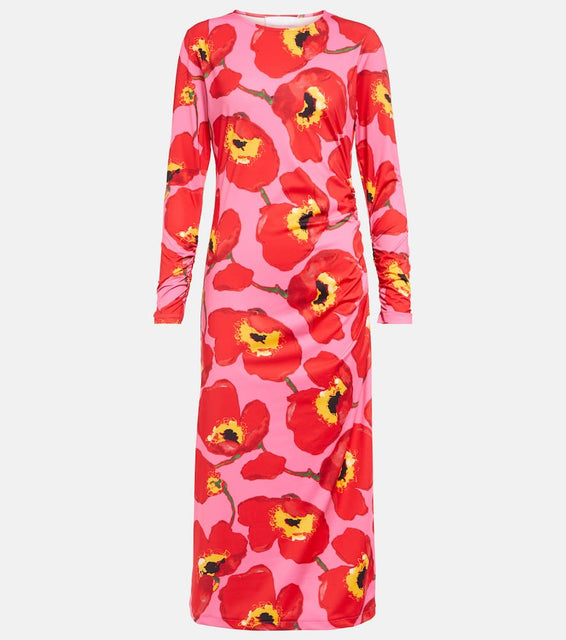 Carolina Herrera Floral printed midi dress