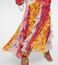 Carolina Herrera Floral strapless maxi dress