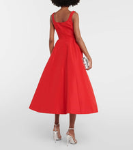 Carolina Herrera Heart silk midi dress