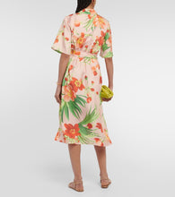 Carolina Herrera Printed silk midi dress