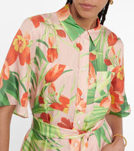 Carolina Herrera Printed silk midi dress