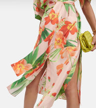 Carolina Herrera Printed silk midi dress