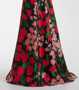 Carolina Herrera Strapless silk gown