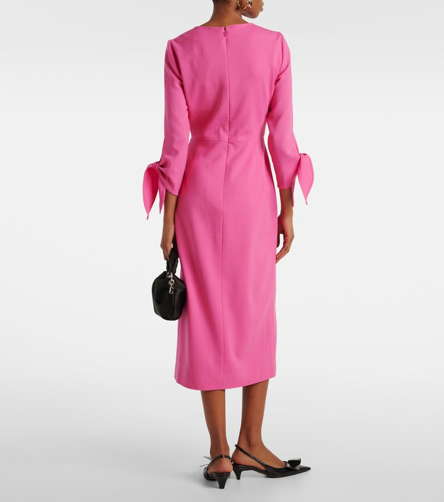 Carolina Herrera Wool-blend midi dress