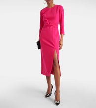 Carolina Herrera crêpe midi dress