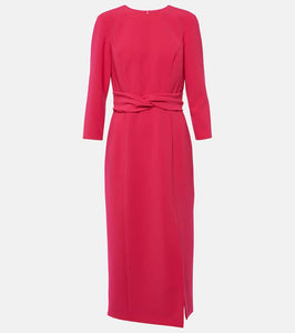 Carolina Herrera crêpe midi dress