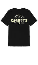 Carrots Trademark T-shirt in Black - T-shirt Carrots Trademark en noir - 胡萝卜商标黑色 T 恤 - Karotten-Marken-T-Shirt in Schwarz - Carrots 트레이드마크 티셔츠블랙 컬러 - T-shirt con marchio di carote in nero