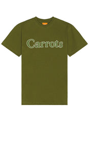 Carrots Wordmark T-shirt in Olive