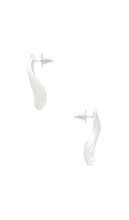 Casa Clara Arabesque Earrings in Metallic Silver