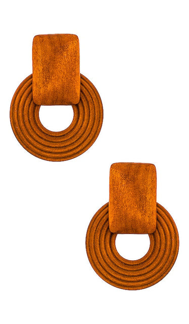 Casa Clara Folly Earrings in Tan