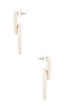Casa Clara Folly Hoop Earrings in Ivory