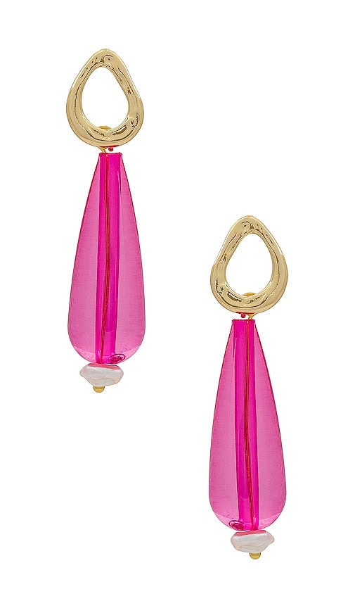 Casa Clara Jacqueline Earrings in Pink