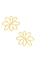 Casa Clara La Fleur Grande Earring in Metallic Gold