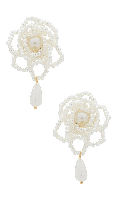 Casa Clara Liv Earrings in Ivory