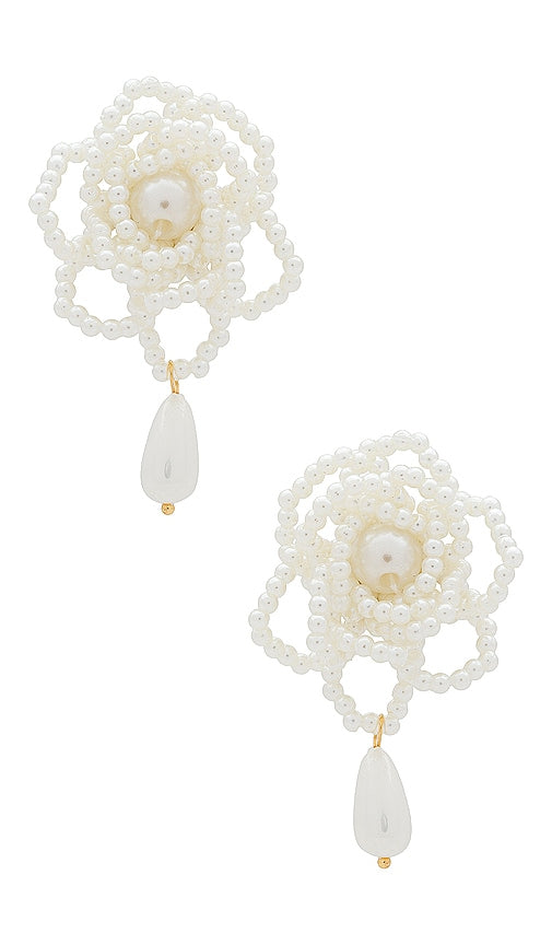Casa Clara Liv Earrings in Ivory