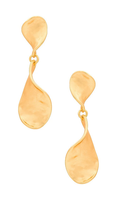 Casa Clara Mya Earring in Metallic Gold